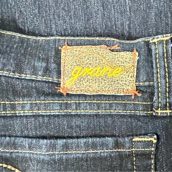 Grane Flare Long Dark Wash Wide Size 11 - Picture 3 of 5